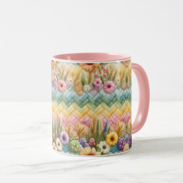 Mug Joie de Pâques printanière (Devant droit)