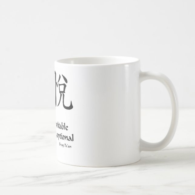 Mug Joie de zen - la douleur est facultative (Droite)