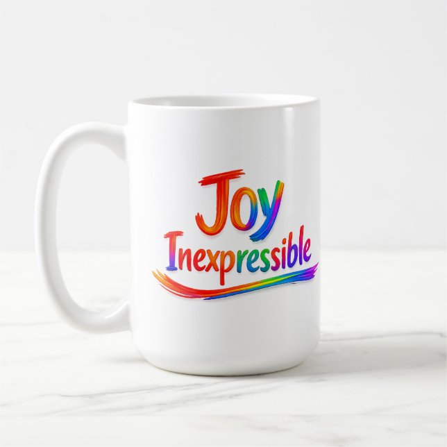Mug JOIE INEXPRIMABLE -1 Pierre 1:8 (Gauche)