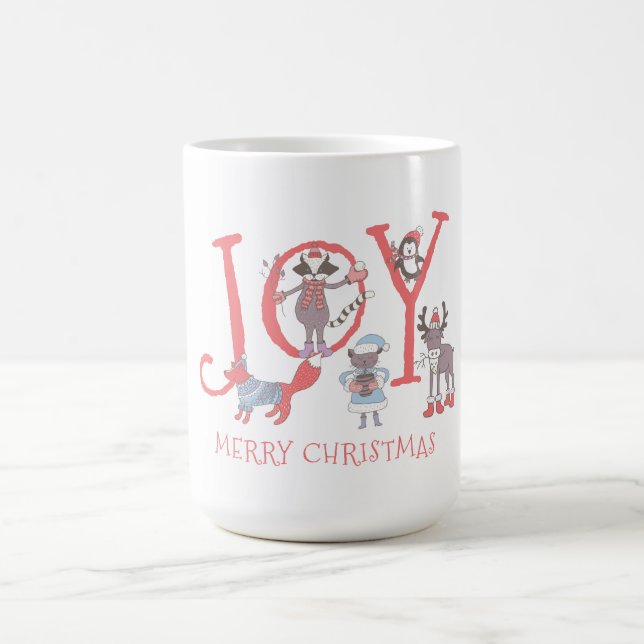 Mug Joie Joyeux Noël  Animaux d'hiver (Centre)