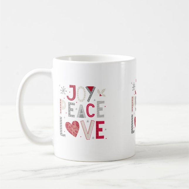 Mug Joie, Paix et Amour (Gauche)