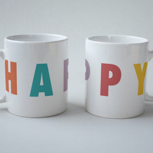 MUG JOIEUX AMOUR JOIE | NOËL COLORÉ (Créateur téléchargé)