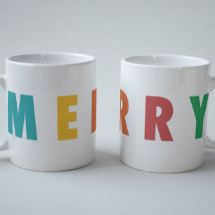 MUG JOIEUX AMOUR JOIE NOËL COLORÉ