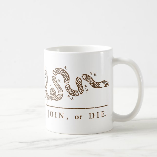 Mug Joignez ou mourez - libertaire (Droite)