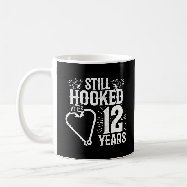 Mug Joli 12e Anniversaire de Mariage pour les Couples  (Gauche)