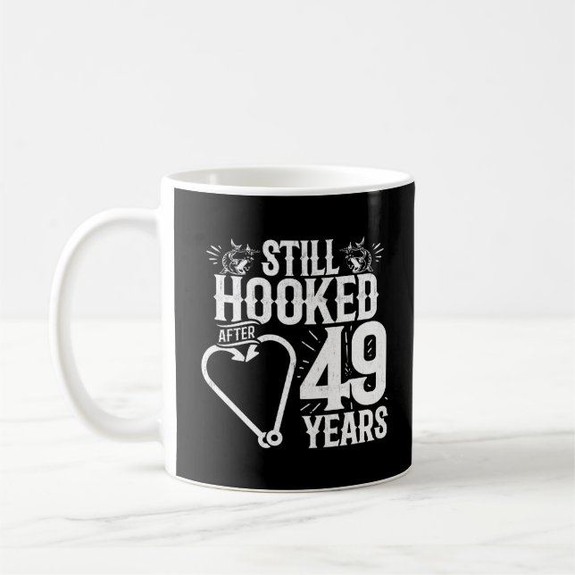 Mug Joli 49e Anniversaire de Mariage pour les couples  (Gauche)