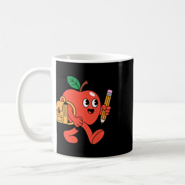Mug Joli Apple Retourne À L'école  (Gauche)