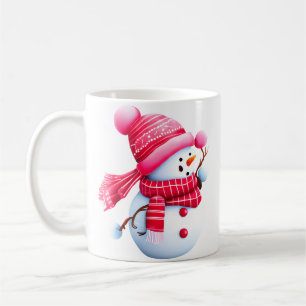 Mug Joli bonhomme rose de Noël