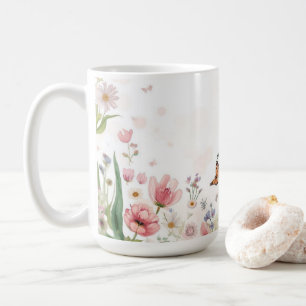 Mug Joli bouquet de fleurs sauvages de printemps papil