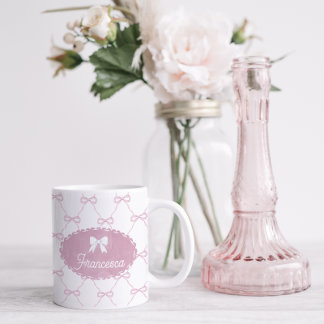 Mug Joli Bow rose style grand-millénaire