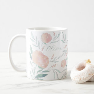 Mug Joli cadeau de jour de mère de pivoine