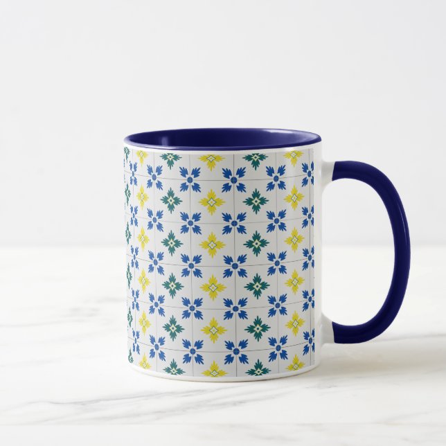 Mug Joli carreaux de Lisbonne ou motif azulejo (Droite)