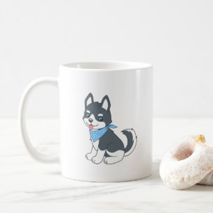 Mug Joli Cartoon Husky Chien chiot