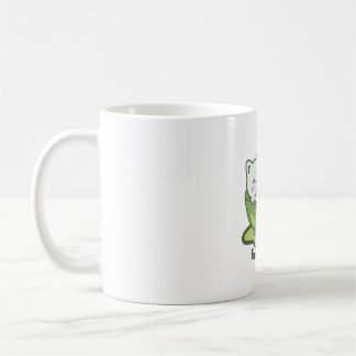Mug Joli chat avec boisson matcha