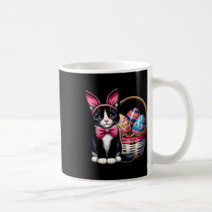 Mug Joli Chat Chaton Jour de Pâques Lapin Œufs Femme q