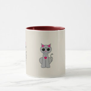 Mug Joli chat gris