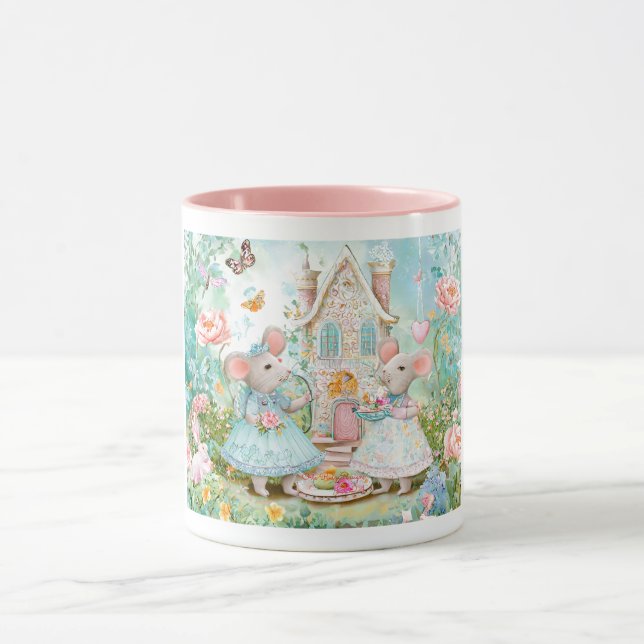 Mug Joli chat persan de Noël (Centre)