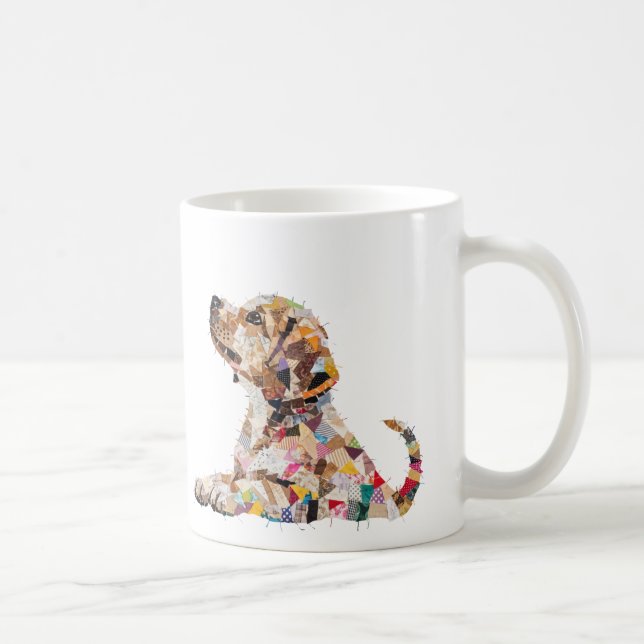 Mug Joli chiot attendant un Treat (Droite)
