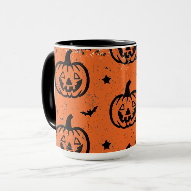 Mug Joli Citrouille Joyeux Halloween (Devant gauche)