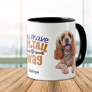 Mug Joli Cocker Spaniel Tu Fais Mon Baguette