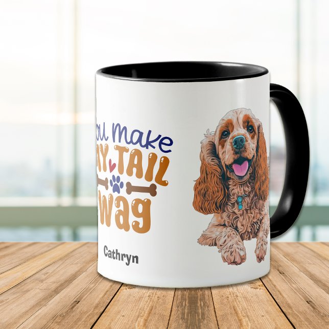 Mug Joli Cocker Spaniel Tu Fais Mon Baguette (Créateur téléchargé)