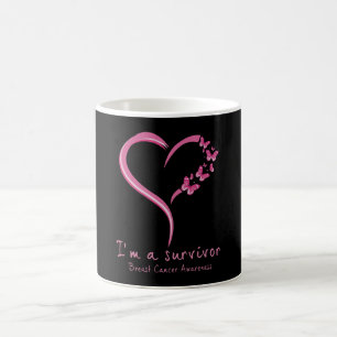 Mug Joli cœur Je suis un survivant Sensibilisation au