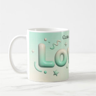 Mug Joli Cœur Minimaliste Personnalisé