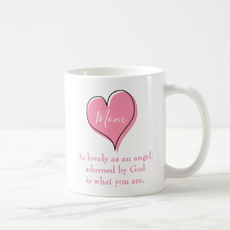 Mug Joli coeur rose pour maman