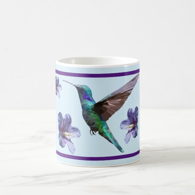 Mug Joli colibri géométrique/Mug Hibiscus (Centre)