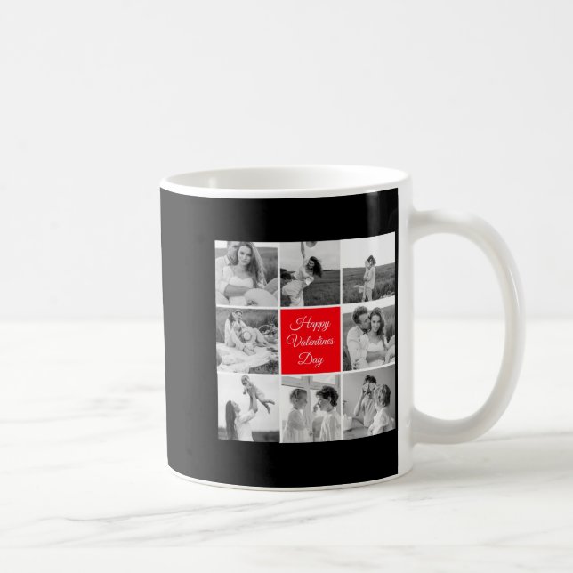 Mug Joli Collage Couple Photo Joyeuse Saint Valentin T (Droite)