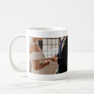 Mug Joli Collage Personnalisé de Famille avec Deux Pho
