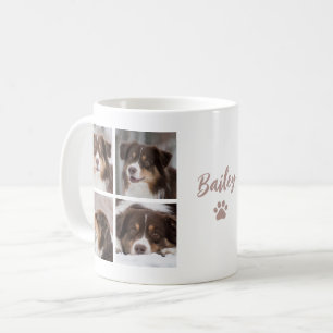 Mug Joli collage photo personnalisé de 8 photos pour c