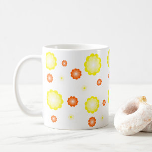 Mug Joli coloré motif fleur de marguerite