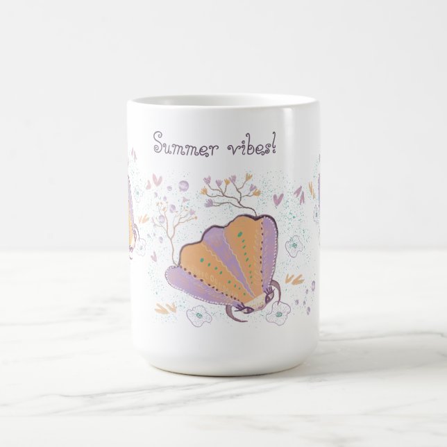 Mug   joli coquillage estival   (Centre)