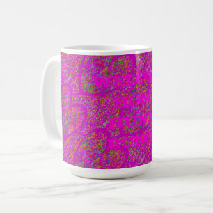 Mug Joli croustillant soyeux rose bienvenue à la maiso
