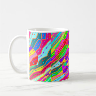 Mug Joli décor art aussi doux que des couleurs de bonb