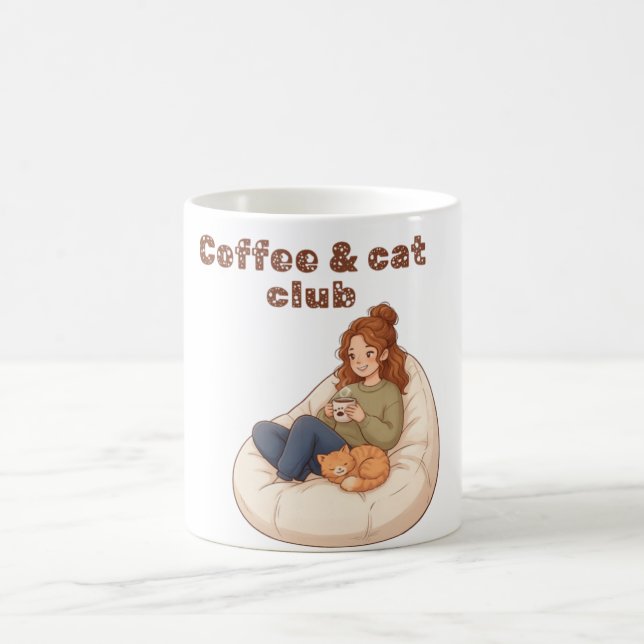 Mug Joli design Café & Club Chat  (Centre)