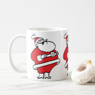 Mug Joli Dessin Jolly Père Noël Rire Ho Ho Ho Ho