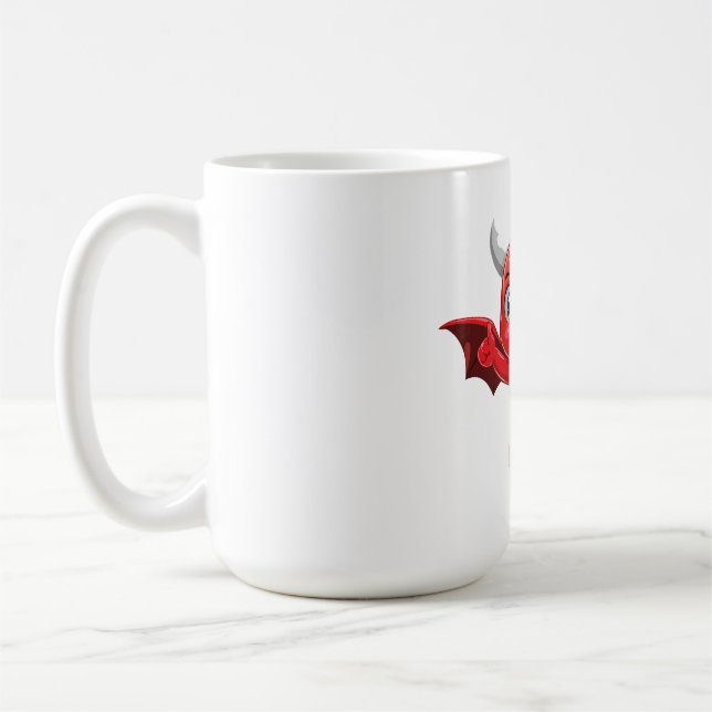 Mug Joli diable volant de dessin animé (Gauche)