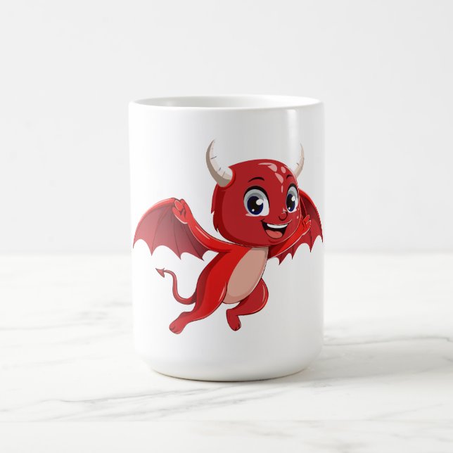 Mug Joli diable volant de dessin animé (Centre)