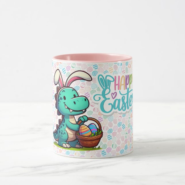Mug Joli dinosaure lapin de Pâques (Centre)