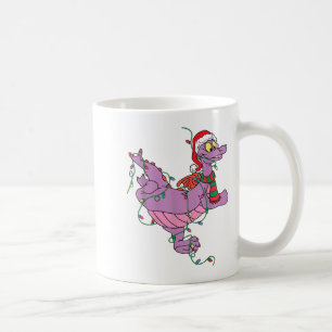 Mug Joli Dragon Lumineux Figurine Noël Santa Animal