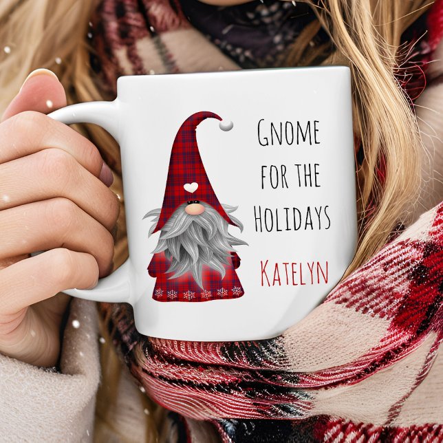 Mug Joli Elfe de Noël Personnalisé Rustique (Créateur téléchargé)