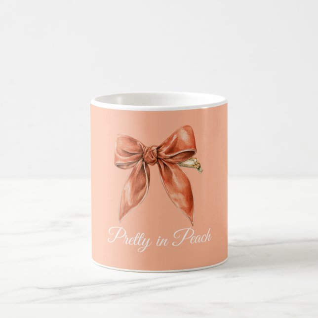 Mug Joli en nœud pêche (Centre)