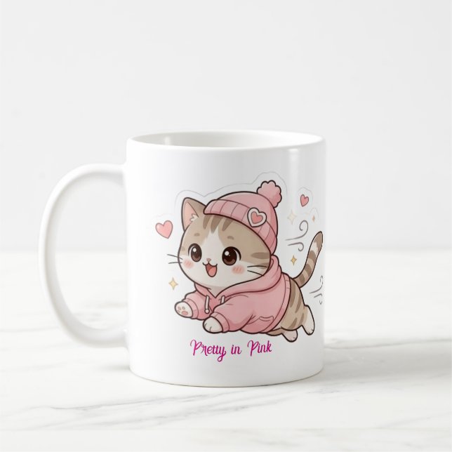 Mug Joli en rose (Gauche)