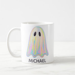 Mug Joli Fantôme Arc-en-Ciel Pastel   Effrayant Esthét