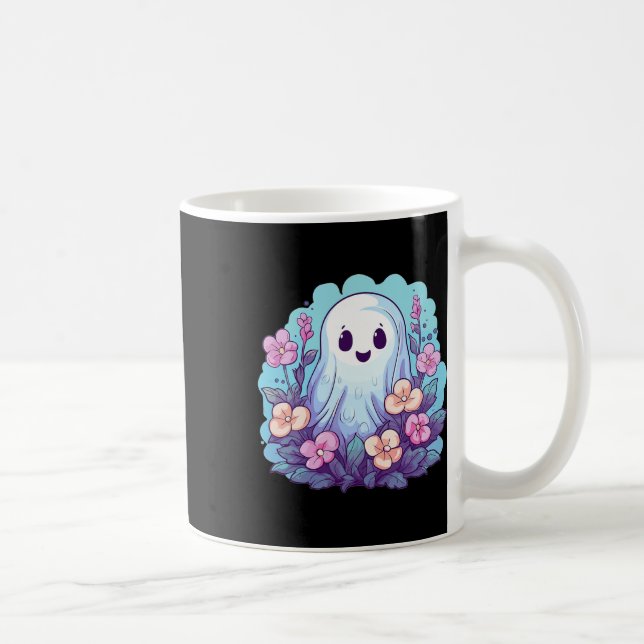 Mug Joli Fantôme Avec Fleurs I Enfants Fantôme (Droite)