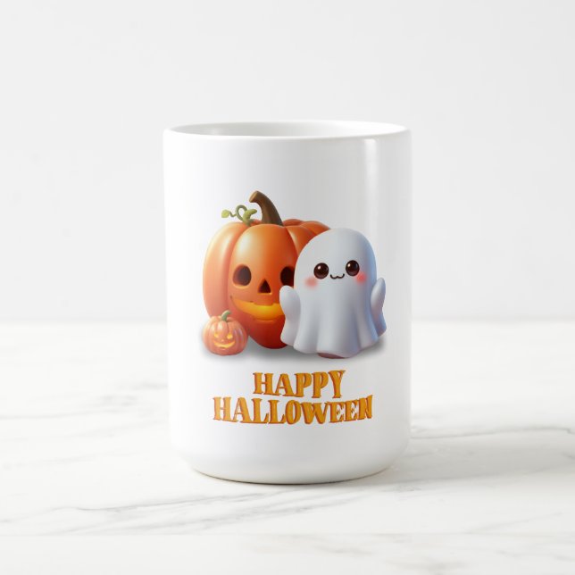 Mug Joli Fantôme & Citrouille Joyeux Halloween  (Centre)