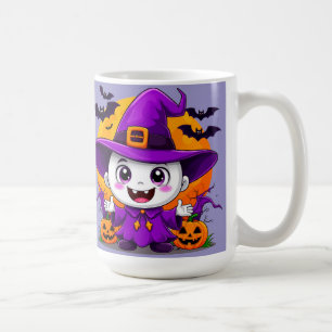 Mug Joli fantôme de dessin animé dans un chapeau de so