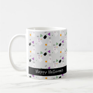 Mug Joli fantôme d'Halloween Confettis colorés